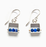 Mini Square Earrings by Ashka Dymel