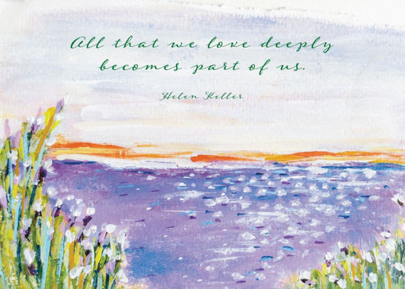 Lavender Skies Sympathy Card from Artists to Watch