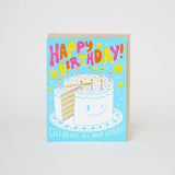 Cake Layers Birthday Greeting Card by Egg Press Manufacturing