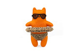 Leopard Cat Felt Doll Kit by Kiriki Press