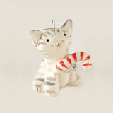 Candy Cat Ceramic "Little Guy" Ornament by Cindy Pacileo