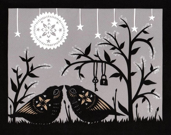 Lock and Key Print by Angie Pickman