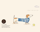 Long Time No See Dog Greeting Card by Sweet Julie Marie