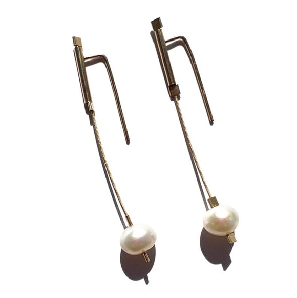 Long Line Hook Earrings by MPR Jewelry