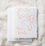 Love Birds Greeting Card by Paper Baristas