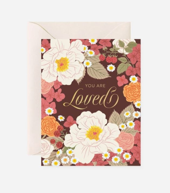 You Are Loved Greeting Card by Oana Befort