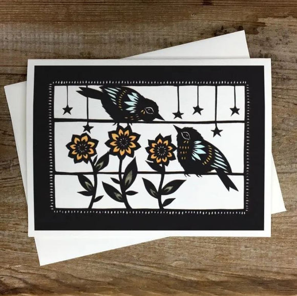 Love Lines Greeting Card by Angie Pickman