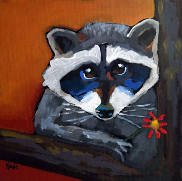 Lover Boy Raccoon by David Hinds