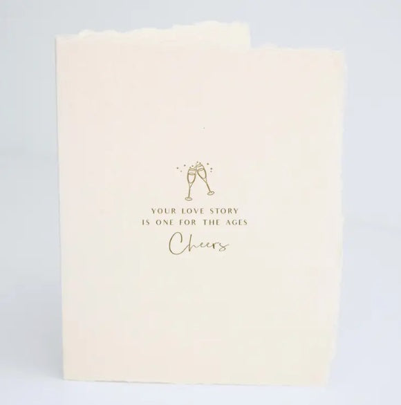 Your Love Story Wedding Greeting Card by Paper Baristas