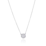 Lucie Small Silver Filigree Necklace by Olmox Fine Filigree Jewelry