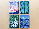Backcountry Moonrise Magnet by Nan Onkka