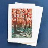 Maple Glow Card by Nan Onkka