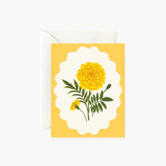 Marigold Greeting Card by Oana Befort