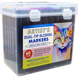 Dual-Tip Alcohol Markers - Set of 60