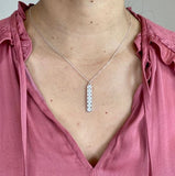 Maxandra Medium Silver Filigree Necklace by Olmox Fine Filigree Jewelry