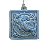 Mermaid Tile Ornament by Whistling Frog