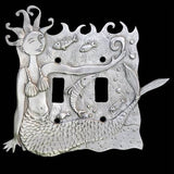Mermaid Switch Plate Cover by Leandra Drumm Designs