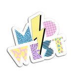 Midwest Lightning Bolt Sticker by Bottlebrush Graphics