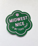 Midwest Nice Sticker by Bottlebrush Graphics