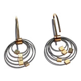 Mini Grad Circle Hook Earrings by MPR Jewelry