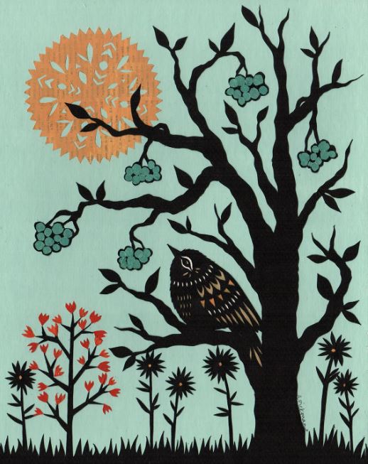 Mirror the Still Sky Print by Angie Pickman