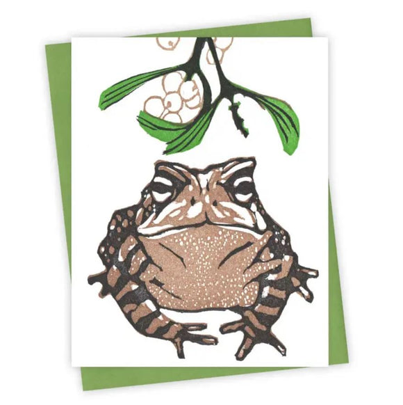 Mistletoad Card by Burdock & Bramble