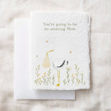 You're Going To Be An Amazing Mom Greeting Card by Paper Baristas