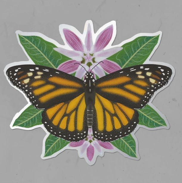 Monarch Sticker by Little Gold Fox Designs – Outside the Lines Art Gallery