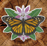 Monarch Sticker by Little Gold Fox Designs