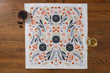 Moody Floral Tea Towel by Gingiber