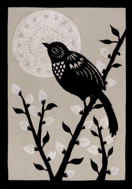 Moonlit Willow Print by Angie Pickman