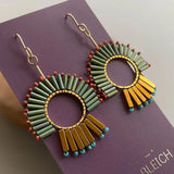 Twiggy Glass Earrings by Trecy Bleich