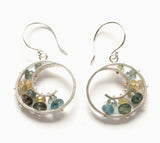 Medium Spiral Earrings by Ashka Dymel