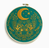 Lunar Moth Embroidery Kit by Rikrack Embroidery