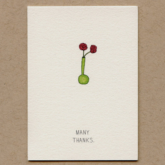 Many Thanks Enclosure Card by Beth Mueller