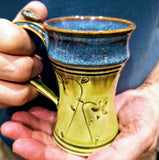 Small Coffee Mug - Flowers by Plays In Mud Pottery