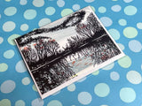 Murmuration Over Cedar River Greeting Card by Lori Biwer-Stewart