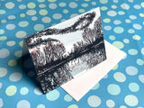 Murmuration Over Cedar River Greeting Card by Lori Biwer-Stewart