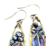 Muscari Crystal Earrings by Vanessa Savlen