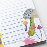 Colorful Mushroom To-Do List by Honeyberry Studios