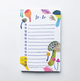 Colorful Mushroom To-Do List by Honeyberry Studios