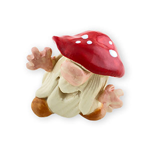 Mushroom Gnome Ceramic "Little Guy" by Cindy Pacileo