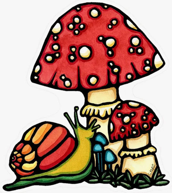 Mushroom Sticker by Sarah Angst