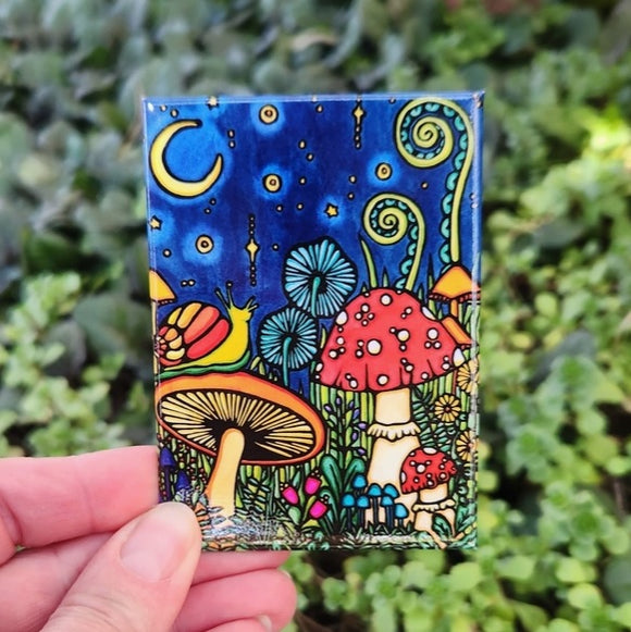 Mushroom Magnet by Sarah Angst