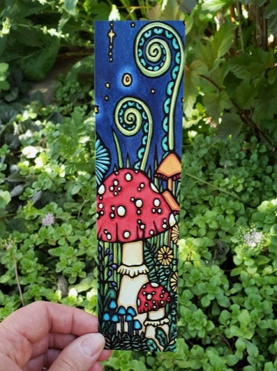 Mushroom Bookmark by Sarah Angst