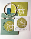 Mushrooms Embroidery Kit by Rikrack Embroidery