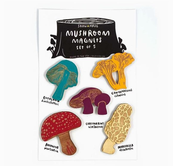 Mushroom Magnet Set by Snowmade