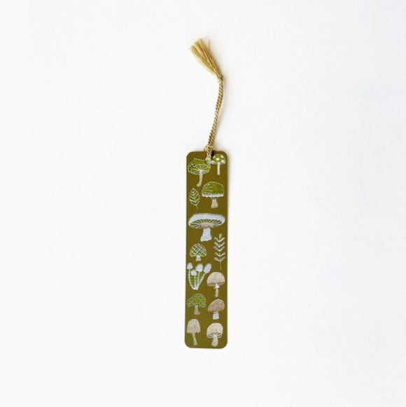 Mushrooms Bookmark by Rikrack Embroidery