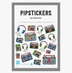 Fuzzy Music Machines Stickers by Pipsticks