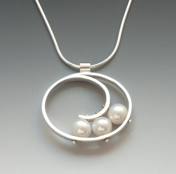 Large Spiral Necklace by Ashka Dymel